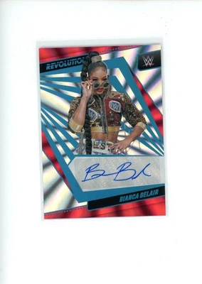 2022 Panini Revolution WWE Bianca Belair #AG-BBL RAW Sunburst Auto 50/99 - Image 1 of 2