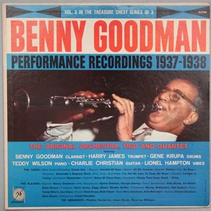 Benny Goodman, Performance Recordings 1937-1938, (LP, Comp, Mono), NM or M-, 382 - Picture 1 of 5