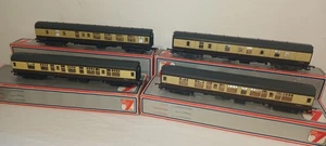 OO gauge GOOD/EXCELLENT 4x Lima Mk 1 Coach Brown Cream 1st 2nd Brake Full Brake - Picture 1 of 10