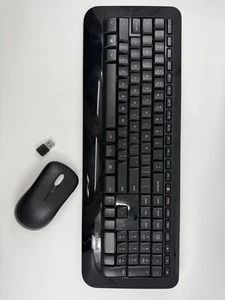 Microsoft Wireless Desktop 800 Keyboard w/ Mouse 1000 & Dongle - Already Paired - Photo 1/13