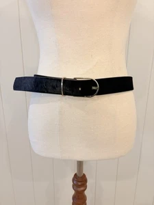 Witchery Size S/M Small Medium Black Leather Pony Skin Belt 79-91cm - Picture 1 of 10