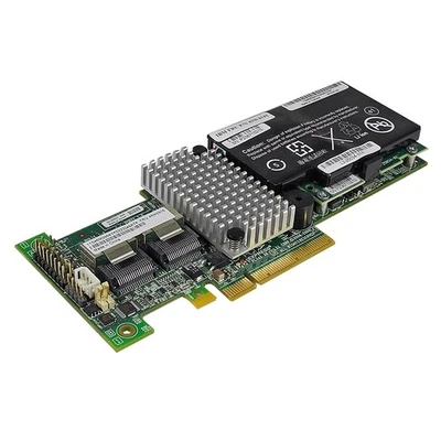 IBM ServeRAID M5015 6 Gb/s RAID Controller L3-25121-79B 46M0851 + BBU o staffa - Immagine 1 di 3