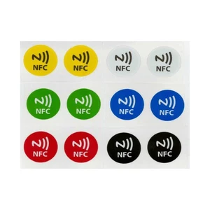 12 beschreibbare NFC TAGs kompatibel mit Windows Phone, Android und Blackberry - Bild 1 von 1