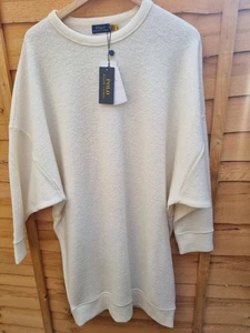 Polo Ralph Lauren Oversize Pullover Kleid, Wollmischung Größe M, Neu Mit Etikett - Bild 1 von 7