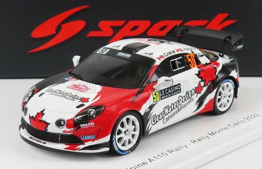 1/43 SPARK-MODEL - RENAULT - ALPINE A110 RALLY N 50 RALLY MONTECARLO 2022 S6702 - Immagine 1 di 1