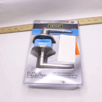 Defiant Olympic Stainess Steel Bed/Bath Privacy Door Handle - Image 1 of 4