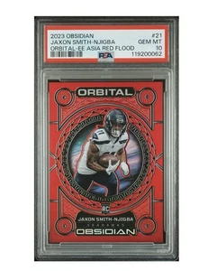 Jaxon Smith-Njigba PSA 10 2024 Obsidian Orbital Asia Red Flood Rookie Card #21 - Bild 1 von 2