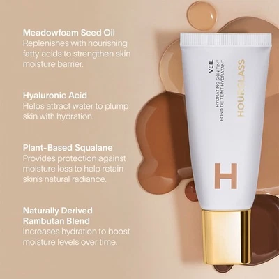 Hourglass Veil Hydrating Skin Tint 17 Deep With Warm Undertone - FreeUK P&P BNB - Image 1 of 4