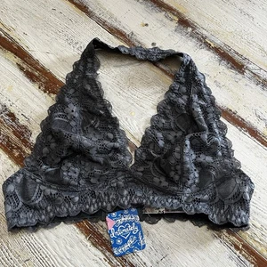 NWT Intimately Free People Bra - Galloon Lace Halter Bra Small - Picture 1 of 5