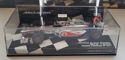 Minichamps 1:43 McLaren Mercedes no. 119 MP4-26 2011 Jenson Button Canadian GP - Image 1 of 3