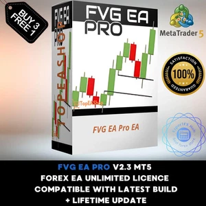 v2.3 FVG EA Forex Robot Metatrader MT5 Expert Advisor unlimited licence - Picture 1 of 6