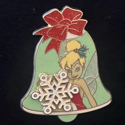 DS Disney Tinker Bell Christmas Jingle Bell LE 250 Pin HTF 2009 - Image 1 of 4