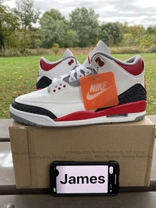 Nike Air Jordan Retro 3 Fire Red 2022 DN3707160 Size 11 Men - Picture 1 of 7