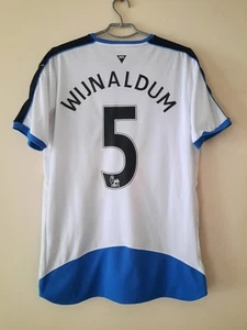Newcastle United Home Football Shirt Jersey 2015 2016 Puma Size L Wijnaldum - Picture 1 of 15