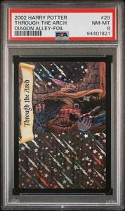 Harry Potter TCG WOTC Through The Arch Foil PSA 8 Diagon Alley - Picture 1 of 2