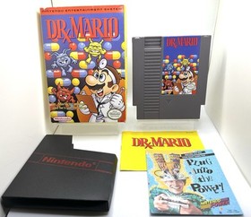 Dr. Mario ( Nintendo NES 1990 ) Authentic Tested Complete CIB - Excellent Shape