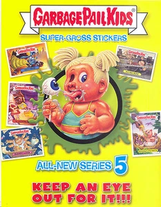 CUBO DE BASURA NIÑOS AÑOS SERIE 5 2006 TOPPS PROMOCIONAL VENTA HOJA DE VENTA - Imagen 1 de 2