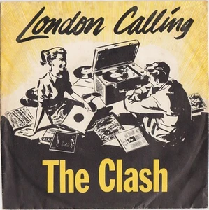 THE CLASH LONDON CALLING / ARMAGIDEON TIME DUTCH 45 PS 7" - Picture 1 of 1