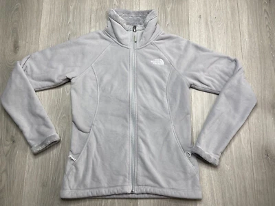 Chaqueta The North Face Mujer XS Gris Felpa Pullover Forrada Acogedora Exterior Caminata Suave Foto 1 de 4