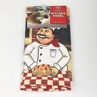 Royal Crest Cotton Terry Printed Kitchen Towel CHEF & BRICK OVEN 15?x 25?
