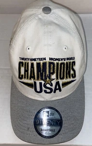 2019 Womens World Champions USA Soccer New Era Adjustable Ball Cap Never Worn - Picture 1 of 5
