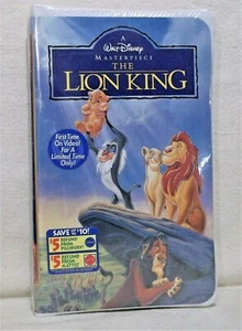 The Lion King New Sealed Walt Disney Masterpiece Collection VHS 1995 - Imagen 1 de 6