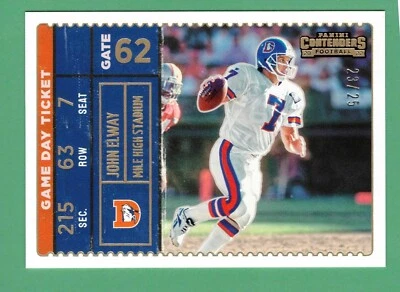 2022 PANINI CONTENDERS JOHN ELWAY GAME DAY TICKET 23/25 BRONCOS - Image 1 of 2