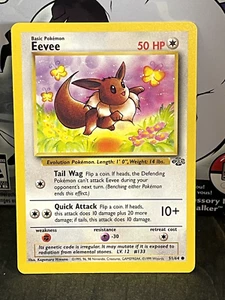 Pokemon TCG: Eevee 51/64 (Jungle Set) LP/MP Condition - Picture 1 of 2