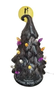 Tim Burton Pesadilla antes de Navidad Cerámica Halloween Árbol Iluminado ¡NUEVO! - Imagen 1 de 9