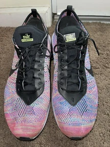 Nike Air Max Flyknit Racer Herren Gr. 13 Rosa Sportschuhe Sneaker DJ6106-300 - Bild 1 von 9