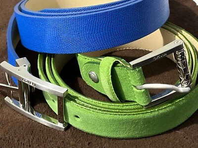 Kenzo ceinture daim verte femme, 126 cm - Photo 1/4
