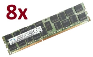 8x 16GB 128GB DDR3 1600MHz PC3L-12800R ECC-REG DIMM RAM für Terra Server 7130 G1 - Bild 1 von 1