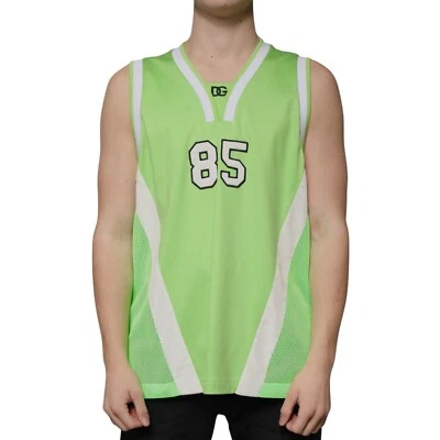 DOLCE & GABBANA Camiseta Verde Poliéster Jersey Sin Mangas IT48/US38/M 1050usd Foto 1 de 4