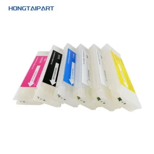 HONGTAIPART 6PCS Refillable Empty Ink Cartridge for Epson F2100 F2000 600ML - Picture 1 of 6