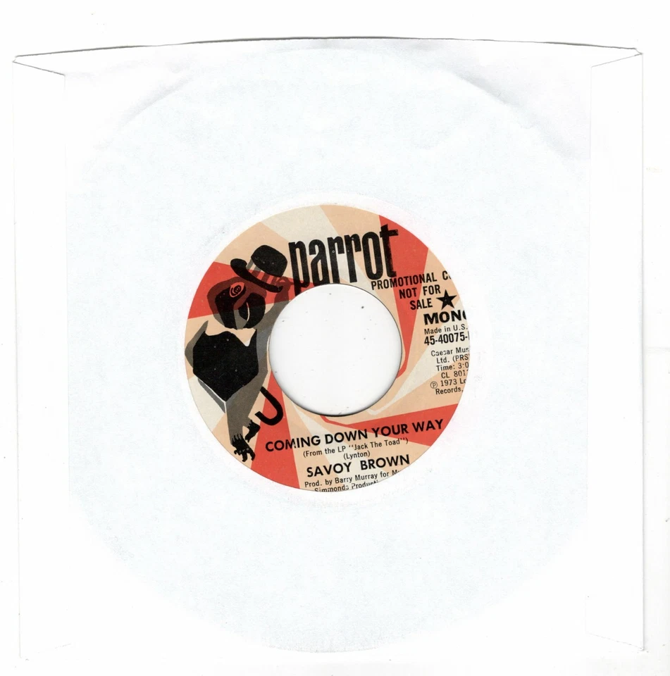 Savoy Brown-Coming Down Your Way (VG+) Promo - Image 1 of 1