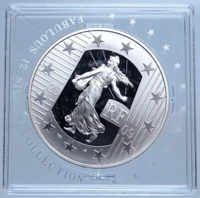 Moneda de 10 euros de plata a prueba de derechos humanos 2009 Francia La Semeuse mujer i113505 Foto 1 de 3