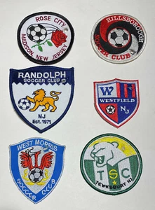 Set of 6 New Jersey Soccer Clubs Tournament Patches  [no.2] - Picture 1 of 9