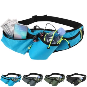 Sport Running Jogging Hiking Belt Waist Pack Fanny Pouch Water Bottle Holder Bag - Picture 1 of 16