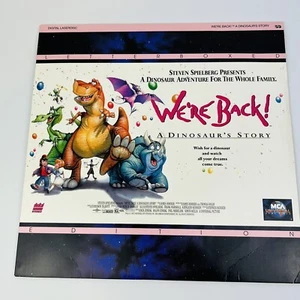 We're Back! A Dinosaur’s Story 12” Laserdisc Letterbox Edition Steven Spielberg - Picture 1 of 2