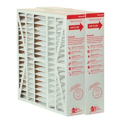 Genuine Honeywell FC100A1037 HVAC Replacement Air Filter 20x25x4 Merv 11- 2 PACK - Image 1 of 4