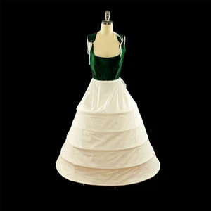 Hoopskirt Farthingale 3 or 5 Hoop Renaissance Undergarment Medieval Larp Queen - Picture 1 of 4
