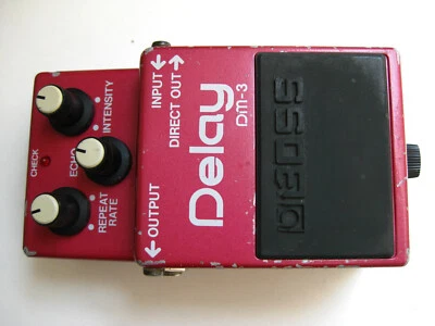 Vintage Boss DM-3 Delay Guitar Effect Pedal Japan - Image 1 of 4