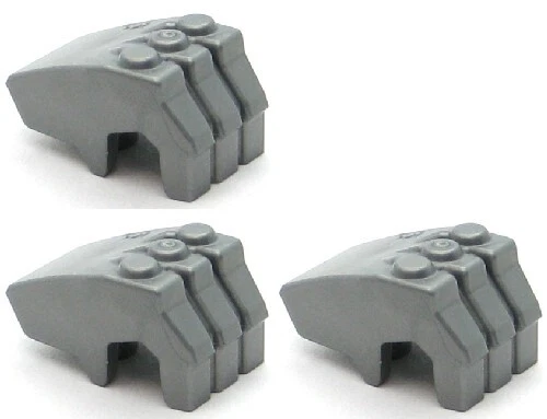 3x LEGO Part Flat Silver Hand Gorilla Fist - Image 1 of 1