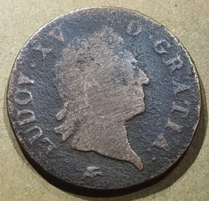 louis XV ♦ 1 SOL ♦ 1771 D ♦ Lyon ♦ BRONZE RARE ! - Imagen 1 de 2