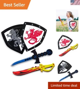 Exciting Foam Sword & Shield Set for Kids - Perfect for Medieval Themed Parties - Picture 1 of 8