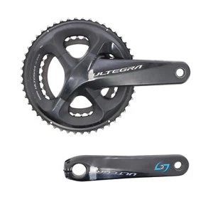 Guarnitura misuratore potenza Shimano Ultegra FC-R8000 2x 11s stadi 172,5mm 50/34T bici - Foto 1 di 7