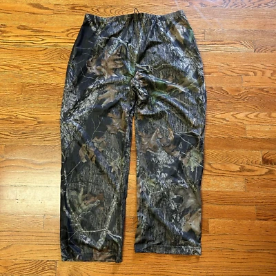 Cabela's "Dry Plus" Camo Rain Pants Breathable Mossy Oak Break Up Men's XL - Image 1 of 4
