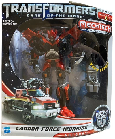 Transformers Dark of the Moon MechTech Voyager Class Cannon Force Ironhide NEW Cover