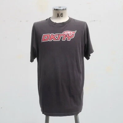 Vintage 90s DKNY Donna Karen New York USA Logo Shirt Size M - Image 1 of 4