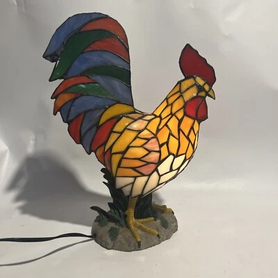 Tiffany Stained Glass Attack Styling Design LED Table Lamp - Image 1 of 4